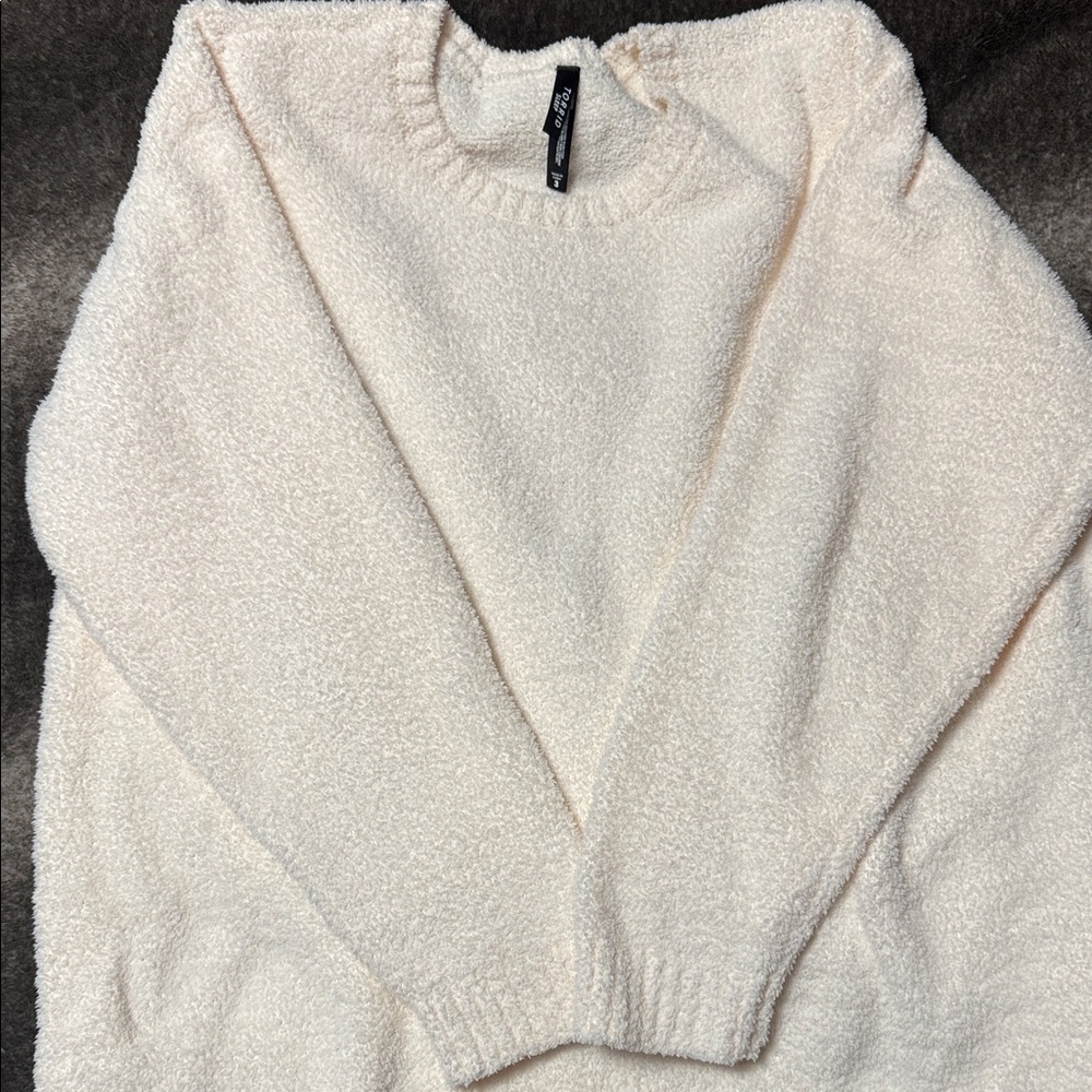Torrid Soft Cream Crew Neck Sweater